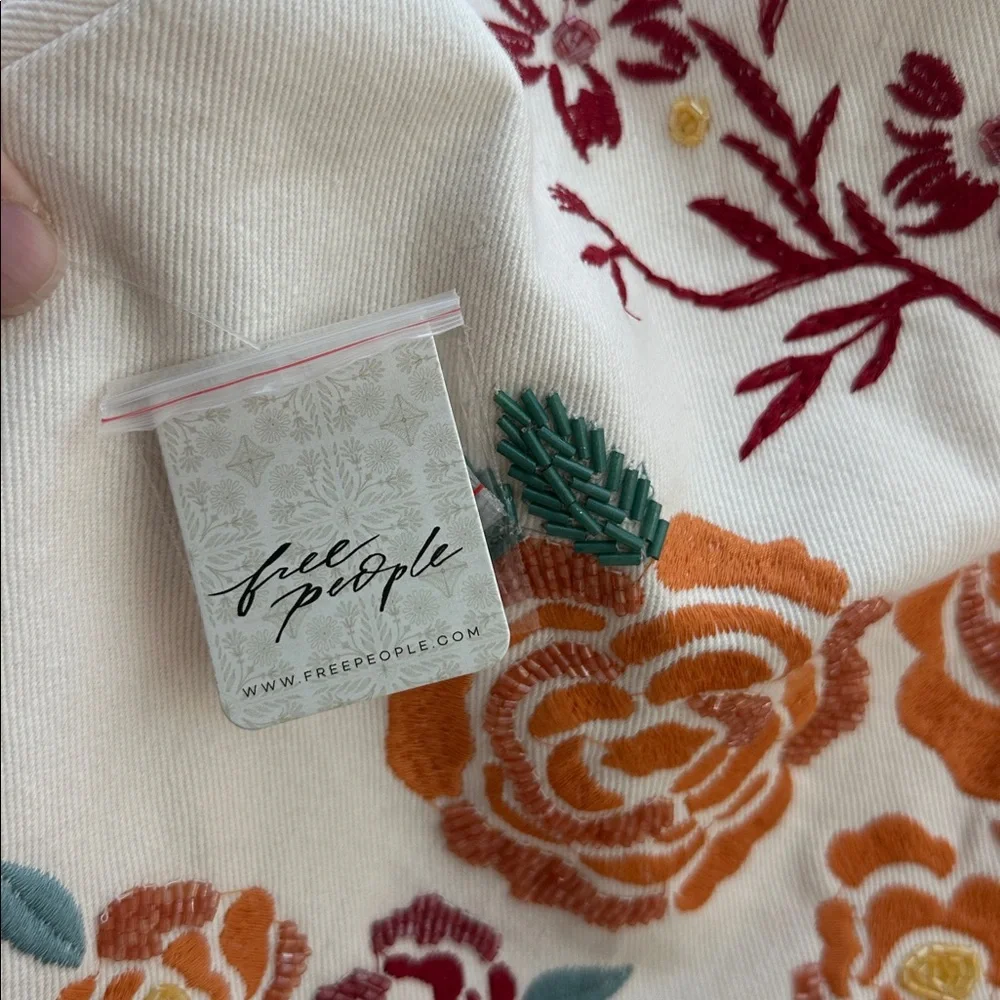 Free People / We The Free Avery Embellished Jacket Size Medium NWT - Picture 8 of 13